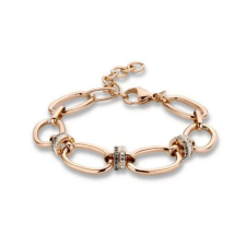 VICTORIA rose gold színű köves karkötő chain karkötő