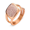  Victoria Rose gold színű rózsaszín köves gyűrű