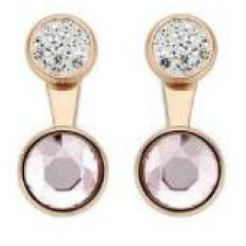 Victoria Rose gold színű színes köves fülbevaló fülbevaló