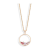 VICTORIA rose gold színű színes köves nyaklánc stones