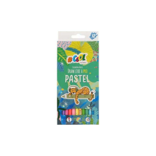 VICTORIA Színes ceruza készlet kerek,COOL BY VICTORIA, 12 pasztell szín színes ceruza