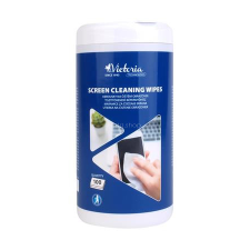 VICTORIA TECHNOLOGY Tisztítókendő, képernyőhöz, 100 db, VICTORIA TECHNOLOGY tisztító- és takarítószer, higiénia