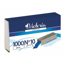 VICTORIA Tűzőkapocs, No. 10, VICTORIA, 1000db/doboz gemkapocs, tűzőkapocs