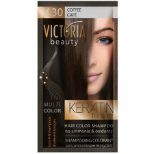 VICTORIA VICTORIA Keratin Therapy Hajszínező Sampon 40ml - V30 Kávébarna sampon