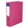 VICTORIA VICTORIA OFFICE Iratrendező, 75 mm, A4, PP/karton, élvédő sínnel, VICTORIA OFFICE, "Basic", rózsaszín