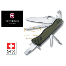  Victorinox Swiss Army &quot;08&quot; Green-Black Zsebkés, Svájci Bicska 0.8461.Mwch horgászkés