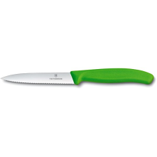 Victorinox zöldségkés recés pengével 10 cm - zöld kés és bárd