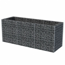 VID acél gabion ágyás, virágtartó 270 x 90 x 100 cm kerti dekoráció