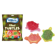 Vidal Vidal Filled Turtles töltött teknős gumicukor - 90 g reform élelmiszer