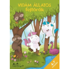 Vidám állatos fejtörők 4-7 éveseknek gyermek- és ifjúsági könyv
