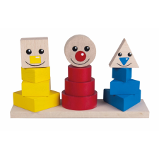 Vidám piramisok gyermekeknek puzzle, kirakós