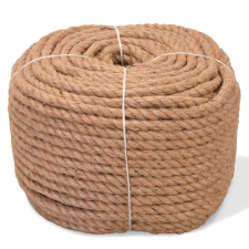vidaXL 100% juta kötél 12 mm 100 m kábel és adapter