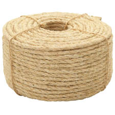 vidaXL 100% szizálkötél 10 mm 250 m kábel és adapter
