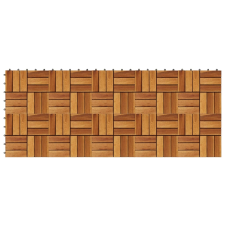 vidaXL 10 db Akác deszka csempe 30 x 30 cm (41585) építőanyag