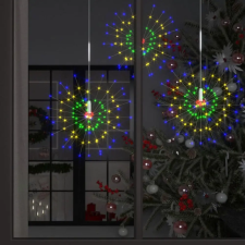 vidaXL 10 db karácsonyi többszínű tűzijátéklámpa 1400 LED-del 20 cm karácsonyfa izzósor