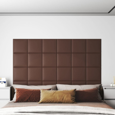 vidaXL 12 db barna műbőr fali panel 30 x 30 cm 1,08 m² tapéta, díszléc és más dekoráció