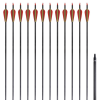 vidaXL 12 db standard reflex íj szénszálas nyílvesszők 30 0,76 cm"