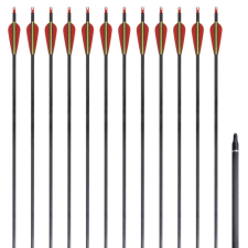 vidaXL 12 db standard reflex íj szénszálas nyílvesszők 30 0,76 cm" vadász és íjász felszerelés