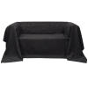 vidaXL 130896 Micro-suede Couch Slipcover Anthracite 210 x 280 cm