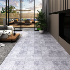 vidaXL 146558 PVC Flooring Planks 5,02 m² 2 mm Self-adhesive Cement Grey dekorburkolat