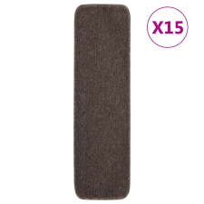 vidaXL 15 db barna csúszásmentes lépcsőszőnyeg 75 x 20 cm lakástextília