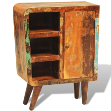 vidaXL 1 ajtós antik tömör újrahasznosított fa szekrény bútor
