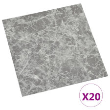 vidaXL 20 db betonszürke öntapadó PVC padlólap 1,86 m² (330124) járólap