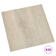 vidaXL 20 db bézs színű öntapadó PVC padlólap 1,86 m² (330152) járólap