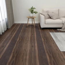 vidaXL 20 db sötétbarna öntapadó PVC padlólap 1,86 m² dekorburkolat