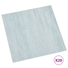 vidaXL 20 db zöld öntapadó PVC padlólap 1,86 m² (330146) építőanyag