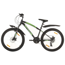 vidaXL 21 sebességes fekete mountain bike 26 hüvelykes kerékkel 36 cm mtb kerékpár