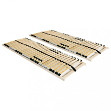 vidaXL 2 db 7 zónás 28 léces ágyrács 90 x 200 cm ágy és ágykellék
