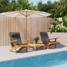 vidaXL 2 db antracitszürke oxford-szövet Adirondack-székpárna kerti bútor