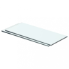 vidaXL 2 db átlátszó üveg paneles polc 40 x 12 cm