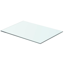 vidaXL 2 db átlátszó üveg paneles polc 50 x 30 cm (3051561) bútor