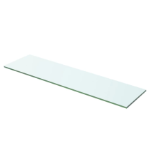 vidaXL 2 db átlátszó üveg paneles polc 60 x 12 cm (3051562) bútor