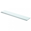 vidaXL 2 db átlátszó üveg paneles polc 70 x 12 cm