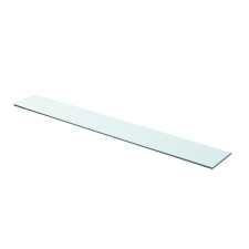 vidaXL 2 db átlátszó üveg paneles polc 90 x 12 cm (3051577) bútor