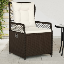 vidaXL 2 db barna polyrattan dönthető kerti szék kerti bútor