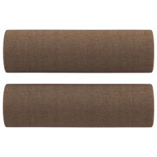 vidaXL 2 db barna szövet díszpárna Ø15 x 50 cm (349504) lakástextília