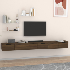 vidaXL 2 db barna tölgy színű szerelt fa faliszekrény 102 x 30 x 20 cm bútor