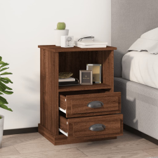 vidaXL 2 db barna tölgyszínű éjjeliszekrény 43 x 36 x 60 cm bútor