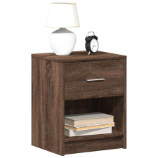 vidaXL 2 db barna tölgyszínű éjjeliszekrény fiókkal 40x34x50 cm bútor