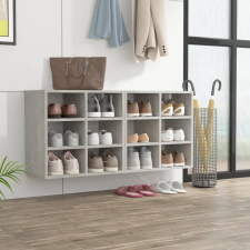 vidaXL 2 db betonszürke cipősszekrény 52,5 x 30 x 50 cm bútor