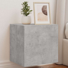 vidaXL 2 db betonszürke fali TV-szekrény LED-del 40,5x35x40 cm bútor