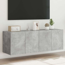 vidaXL 2 db betonszürke fali TV-szekrény LED-del 60x35x41 cm bútor