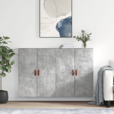vidaXL 2 db betonszürke faliszekrény 69,5 x 34 x 90 cm bútor