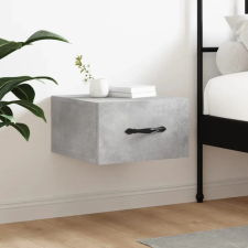 vidaXL 2 db betonszürke falra szerelhető éjjeliszekrény 35x35x20 cm bútor