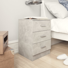 vidaXL 2 db betonszürke forgácslap éjjeliszekrény 38 x 35 x 56 cm bútor