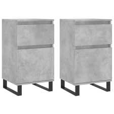 vidaXL 2 db betonszürke műfa tálalószekrény 40 x 35 x 70 cm (831173) bútor